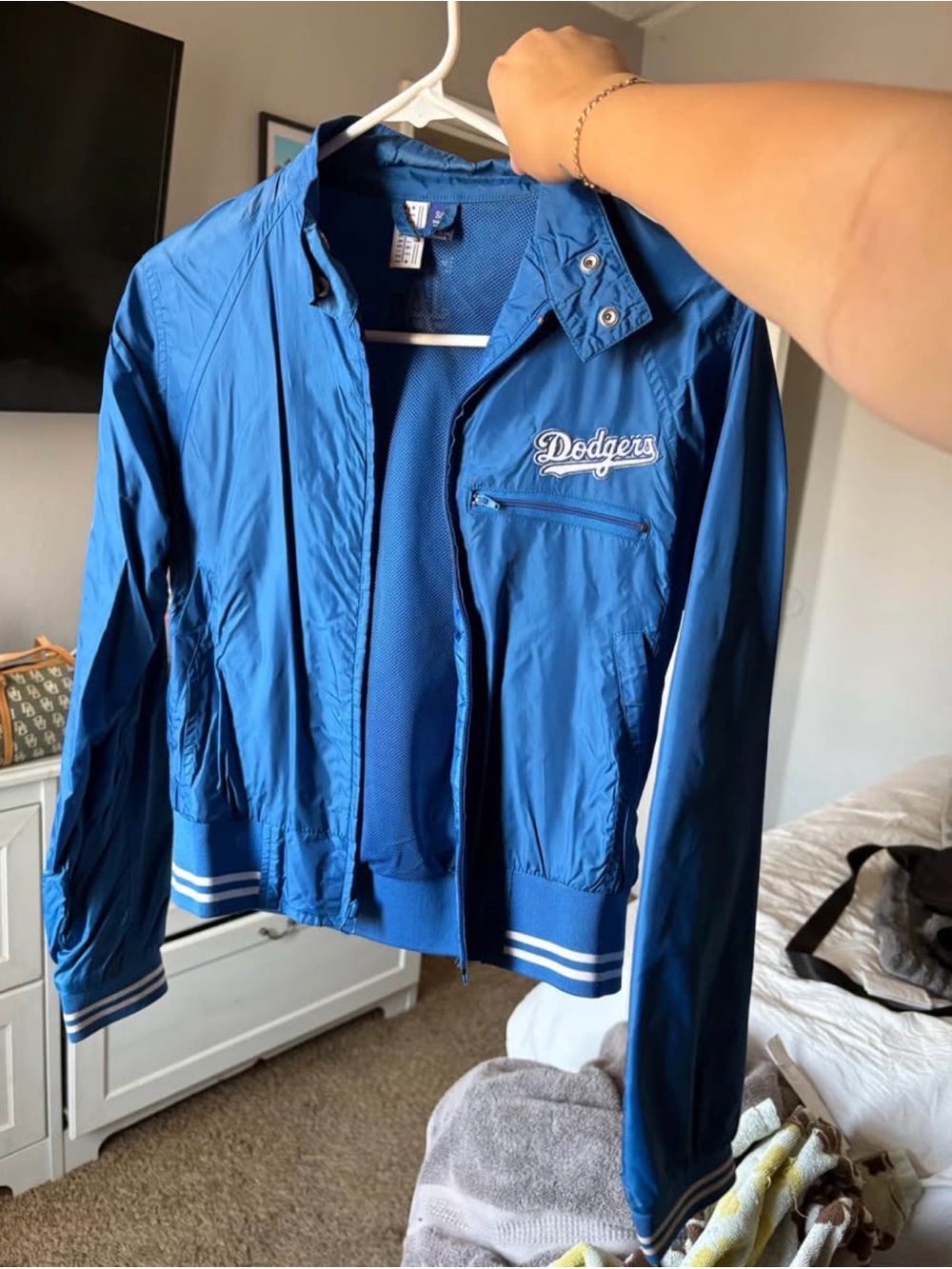 Los Angeles Dodgers Blue Bomber Jacket